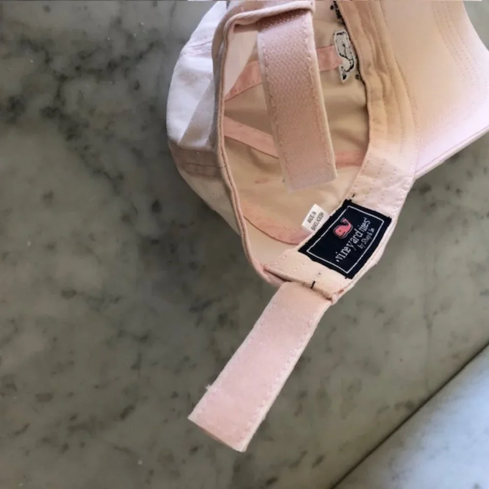 VINEYARD VINES Classic Logo Baseball Cap Pink